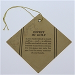 1939 Western Golf Association Open at Medinah CC Pass #1068 - Byron Nelson Win