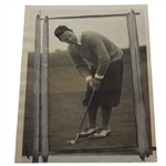 1928 AP Wire Photo of Harrison Johnston in U.S.G.A. Amateur - Won the Following Year