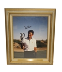 Don Bies Signed Tradition Champion Trophy Shot 11 x 14 Photo Framed JSA ALOA