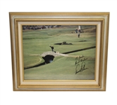 Arnold Palmer Signed 11x14 Framed "Bridge" Shot - Personalized to Jack Framed JSA ALOA