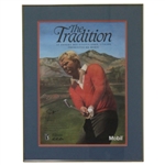 Jack Nicklaus Signed 1991 The Tradition at Desert Mountain Poster - Framed JSA ALOA