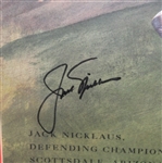 Jack Nicklaus Signed 1991 The Tradition at Desert Mountain Poster - Framed JSA ALOA
