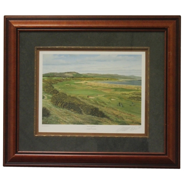 Graeme Baxter Signed Royal Dornoch Print Framed