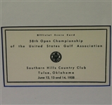 Tommy Bolt Signed Hadaway Artists Proof #1/10: A Strategy: How To Win The 1958 US Open Framed JSA ALOA