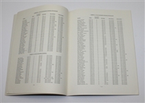 1934-1972 Masters Tournament Scoring Records & Statistics Booklet - 10th Edition