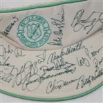 Multi-Signed 1985 US Open Visor by Seve, Pavin, Irwin, and others JSA ALOA