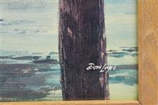 Dom Lupo Wood Framed Art Piece - Post Swing with Caddy