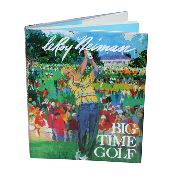 Leroy Neiman Signed Book "Big Time Golf" JSA ALOA