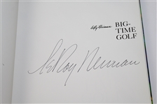 Leroy Neiman Signed Book Big Time Golf JSA ALOA