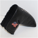 Scotty Cameron Black Leather Titleist Script Headcover