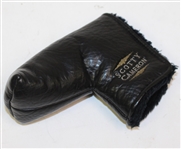 Scotty Cameron Black Leather Titleist Script Headcover