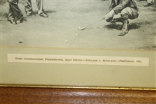 England-Scotland Professional Match Print by Michael Brown - Framed - Roth Collection