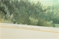 'St. Andrews The Road Hole and Eighteenth Hole' by Munro Neville - Framed - Roth Collection