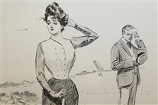 'Advice to Caddies' Print - Framed - Roth Collection