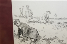 'Advice to Caddies' Print - Framed - Roth Collection