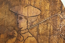 1905 'Yale' Female Golfer Wood Carving - Roth Collection