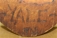 1905 'Yale' Female Golfer Wood Carving - Roth Collection
