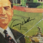 Lanny Wadkins Signed 1995 Ryder Cup Matches Poster JSA ALOA - Roth Collection