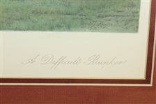 'A Difficult Bunker' Douglas Adams Print - Framed - Roth Collection
