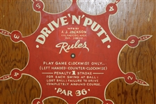 'Drive 'N' Putt' Large Wooden Golf Game - Roth Collection