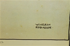 Large Comic 'Snow in Scotland' Wood Display - Roth Collection
