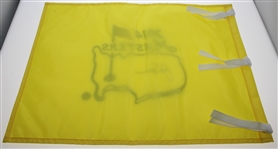 Jack Nicklaus Signed 2014 Masters Embroidered Flag JSA ALOA