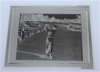 Ben Hogan's Response The Shot Was Made With A One Iron & Crystal Clear Negative From 1950 U.S. Open JSA ALOA