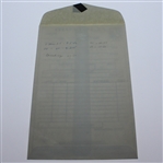 Ben Hogan's Response The Shot Was Made With A One Iron & Crystal Clear Negative From 1950 U.S. Open JSA ALOA