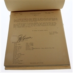 Ben Hogan's Official Military Discharge Papers with Original Envelope