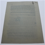 Music Corporation of America Letter to Ben Hogan Regarding Short Films