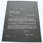 Music Corporation of America Letter to Ben Hogan Regarding Short Films