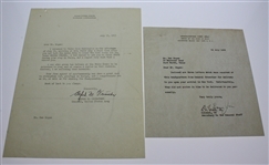Three Letters to Ben Hogan - General Gruenther, Colonel Evans, and General Norstad JSA ALOA