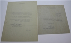 Three Letters to Ben Hogan - General Gruenther, Colonel Evans, and General Norstad JSA ALOA