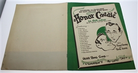 'Honor Caddie' Movie Advertising Packet - Hope, Crosby, Hogan, Snead, Berg and More