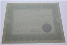 Ben Hogan Shady Oaks  Country Club 1968 Membership Certificate 