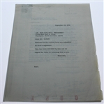 Ben Hogan Signed 1976 World Golf Hall of Fame Consent Form JSA ALOA