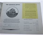 1949 Ryder Cup Program Signed by Robert Hudson and Lord Wardington JSA ALOA
