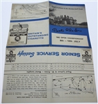 Bob Charles Signed 1963 Open Championship at Royal Lytham & St Annes Golf Course Chart No. 2 JSA ALOA
