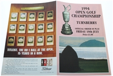 Nick Price Signed 1994 Open Championship at Turnberry Program JSA ALOA