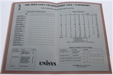 Nick Price Signed 1994 Open Championship at Turnberry Program JSA ALOA