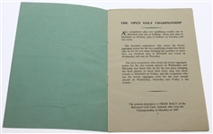 1948 Open Championship at Muirfield Friday Program - Henry Cotton Win