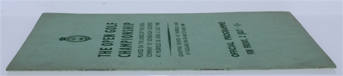 1948 Open Championship at Muirfield Friday Program - Henry Cotton Win