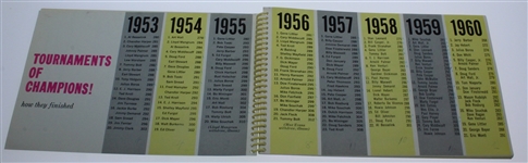 1961 Tournament of Champions Program - Sam Snead Win