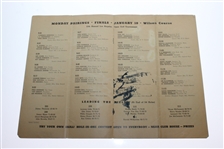1938 LA Open Tournament at Griffith Park Monday Pairing & Start Schedule Program