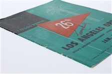 Tommy Bolt Signed 1952 LA Open Tournament at Riviera CC Program JSA ALOA