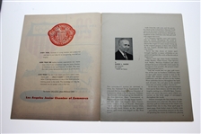 Gene Littler Signed 1955 LA Open Tournament Program - Olympic Fund Benefit JSA ALOA