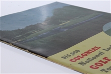 1948 Colonial National Invitation at Colonial CC Program - Clayton Heafner Winner
