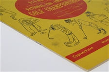 1951 Bing Crosby National Pro-Am Golf Championship Program - Byron Nelson Winner