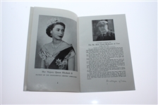 1961 The Ryder Cup at Royal Lytham & St Annes Program with Saturday Schedule/Pairing Sheet