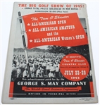 Byron Nelson Signed 1945 Chicago Victory National at Calumet CC Program JSA ALOA